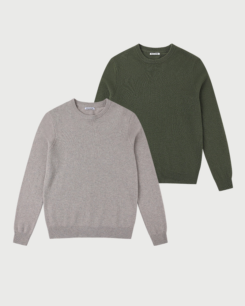 2pk Merino Crewneck