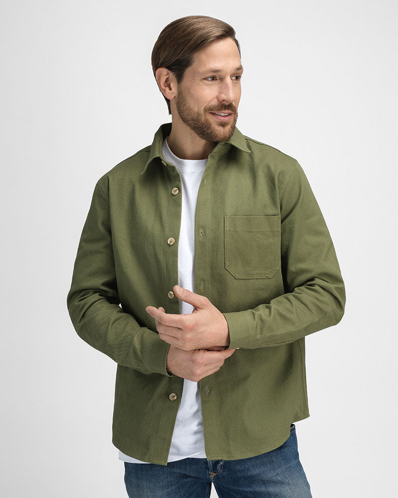 2pk Balance Overshirt Navy + Olive