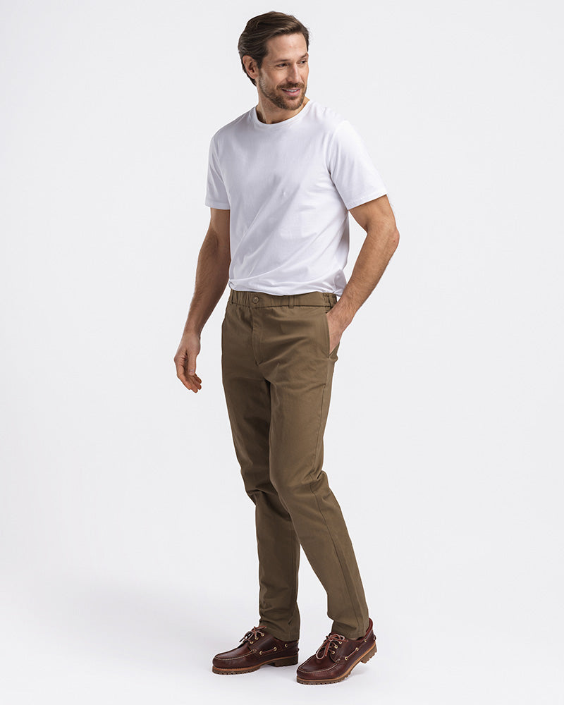 2pk Chinos 2.0 Beige + Walnut