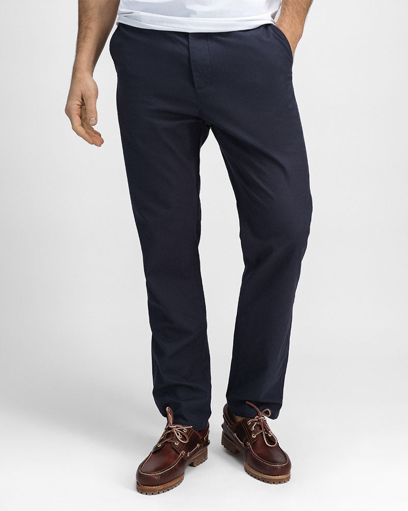 Premium Linen Pants Navy