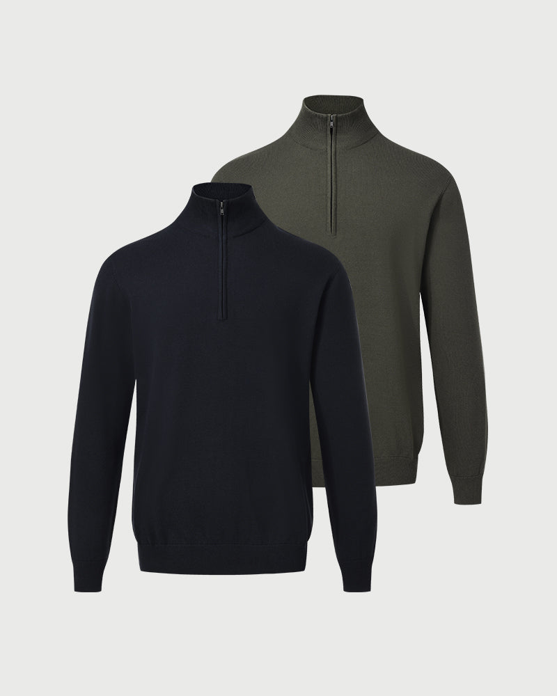 2pk Signature Kvist Cotton 3/4-Zip