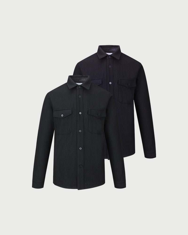 2pk Overshirt Wool