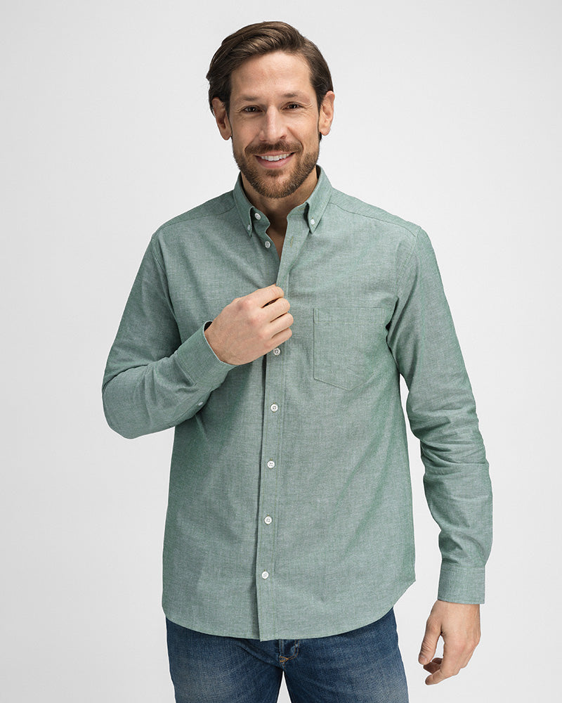 2pk Perfekt skjorta Brooklyn Grön + Blå