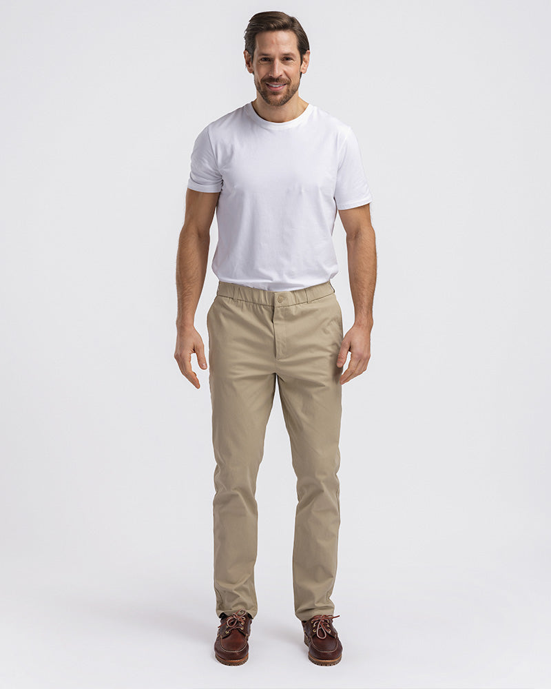 2pk Chinos 2.0 Beige + Walnut