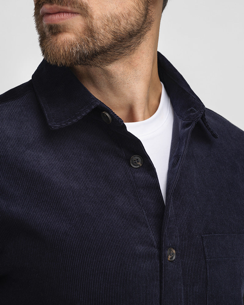 Cord Overshirt Navy