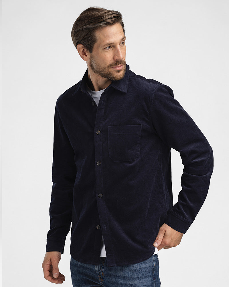 Cord Overshirt Navy