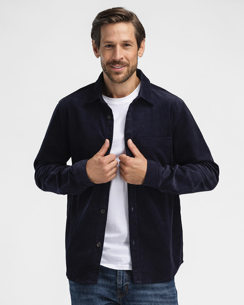 Cord Overshirt Navy