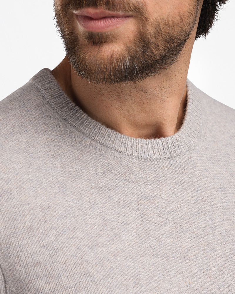 Merino Wool Crewneck Grey