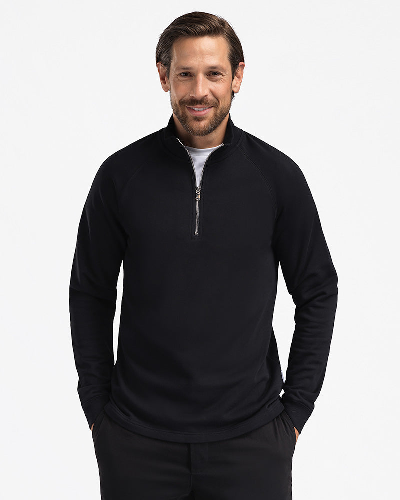 2pk Timeless Half-Zip Forest Night + Black
