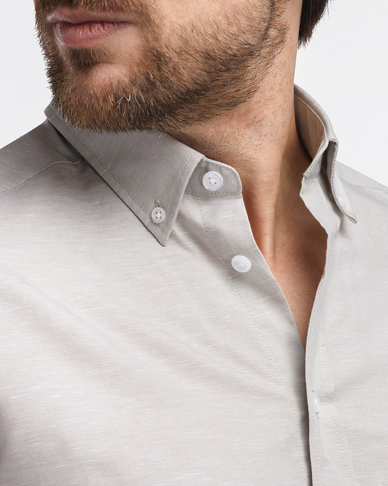 Perfect Linen Shirt Kelp