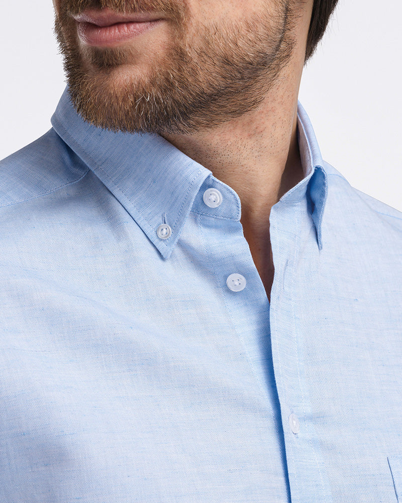 Perfect Linen Shirt Light Blue