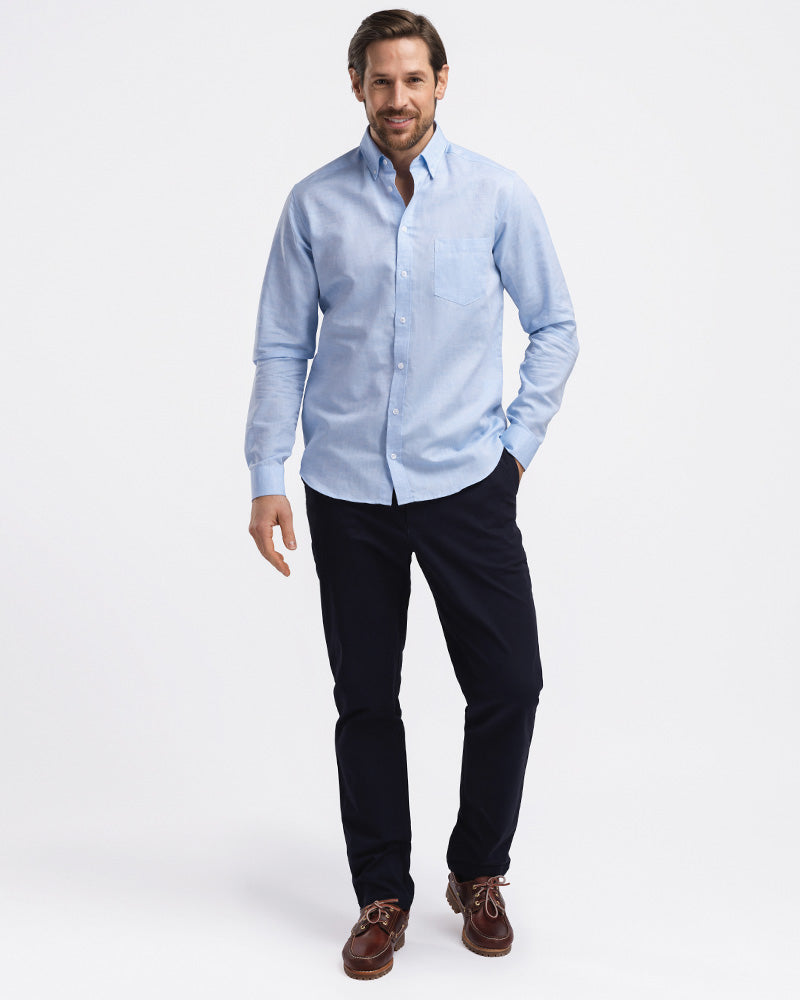 Perfect Linen Shirt Light Blue