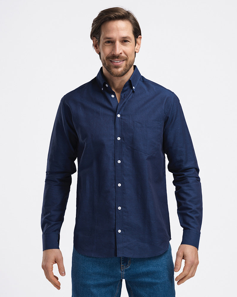 Perfect Linen Shirt Navy