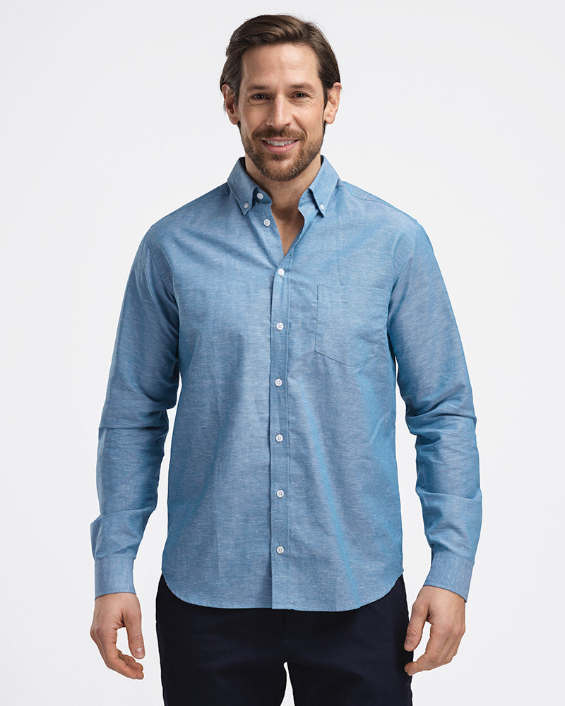 Perfect Linen Shirt Teal