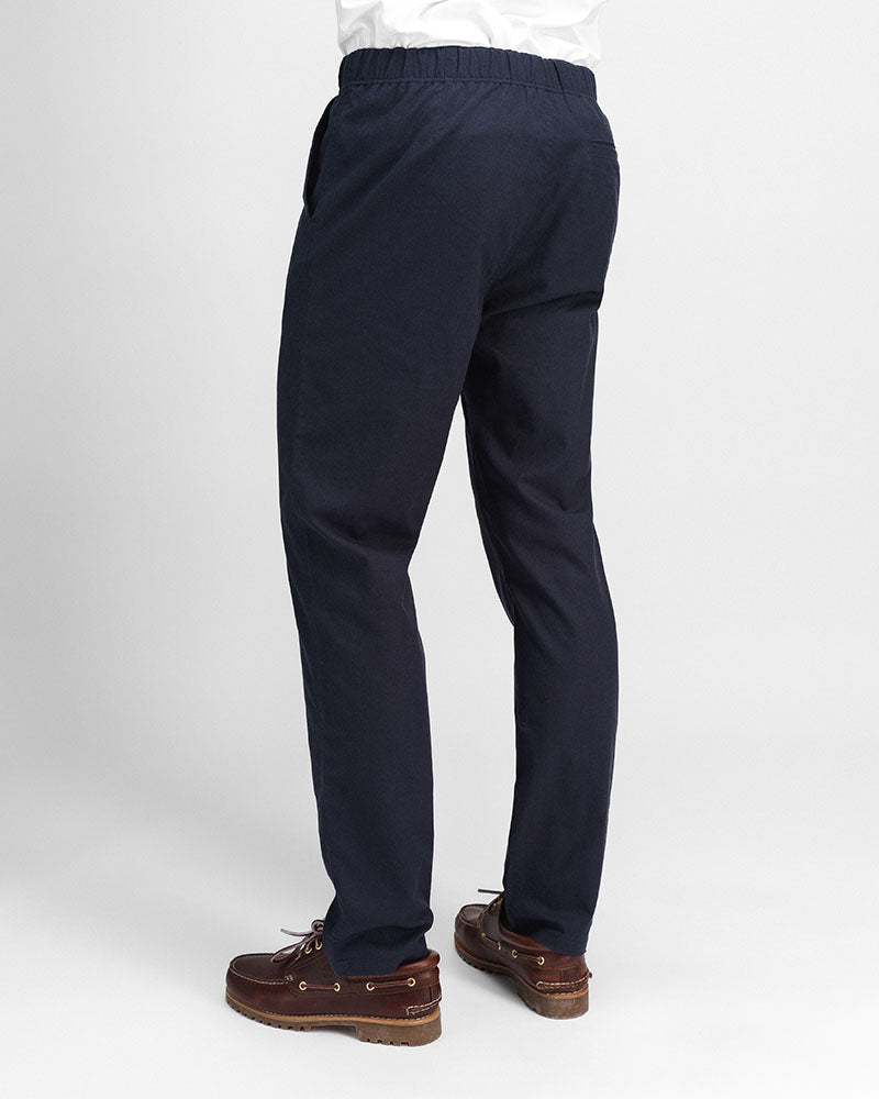 Premium Linen Pants Navy