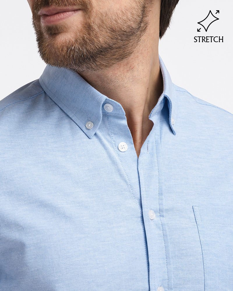 Perfect Oxford Stretch Light Blue