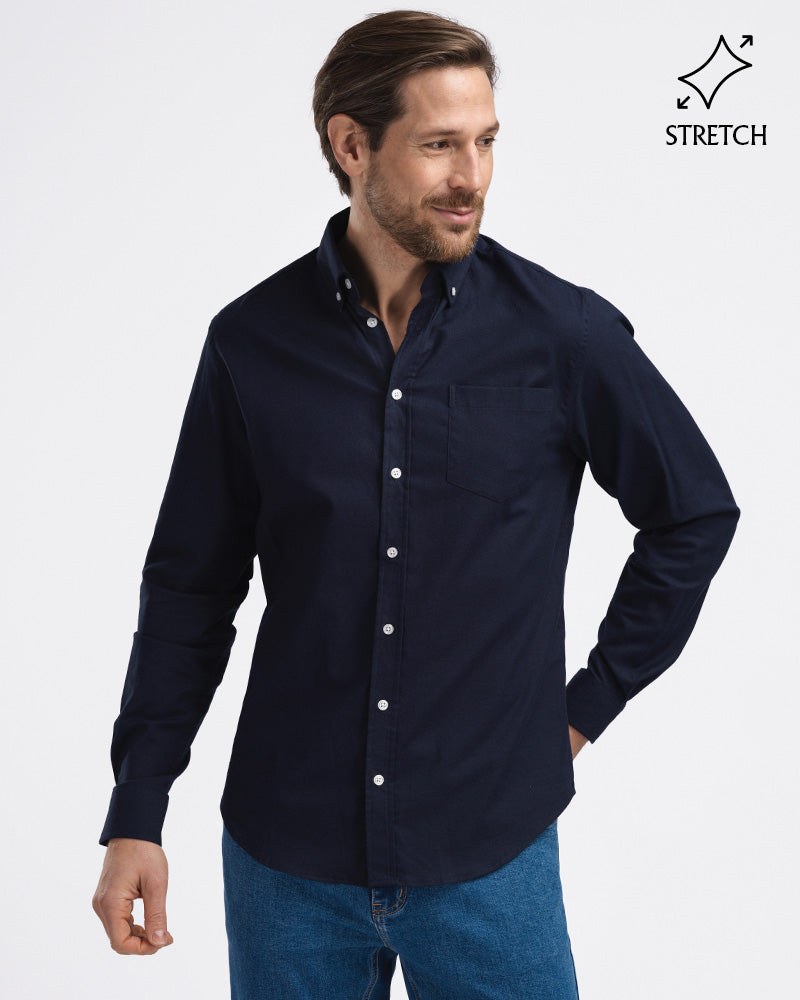 Perfect Oxford Stretch Navy