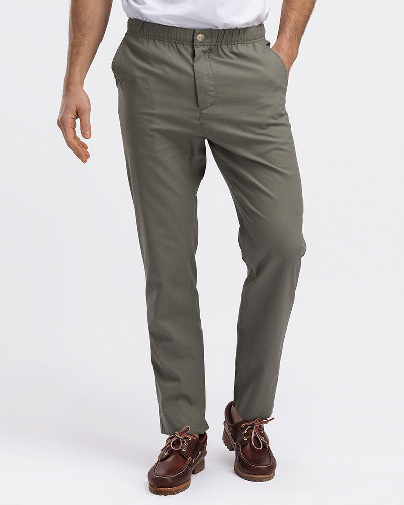 Premium Linen Pants Olive