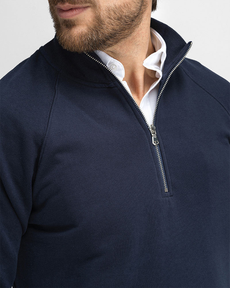 Timeless Half-Zip Navy