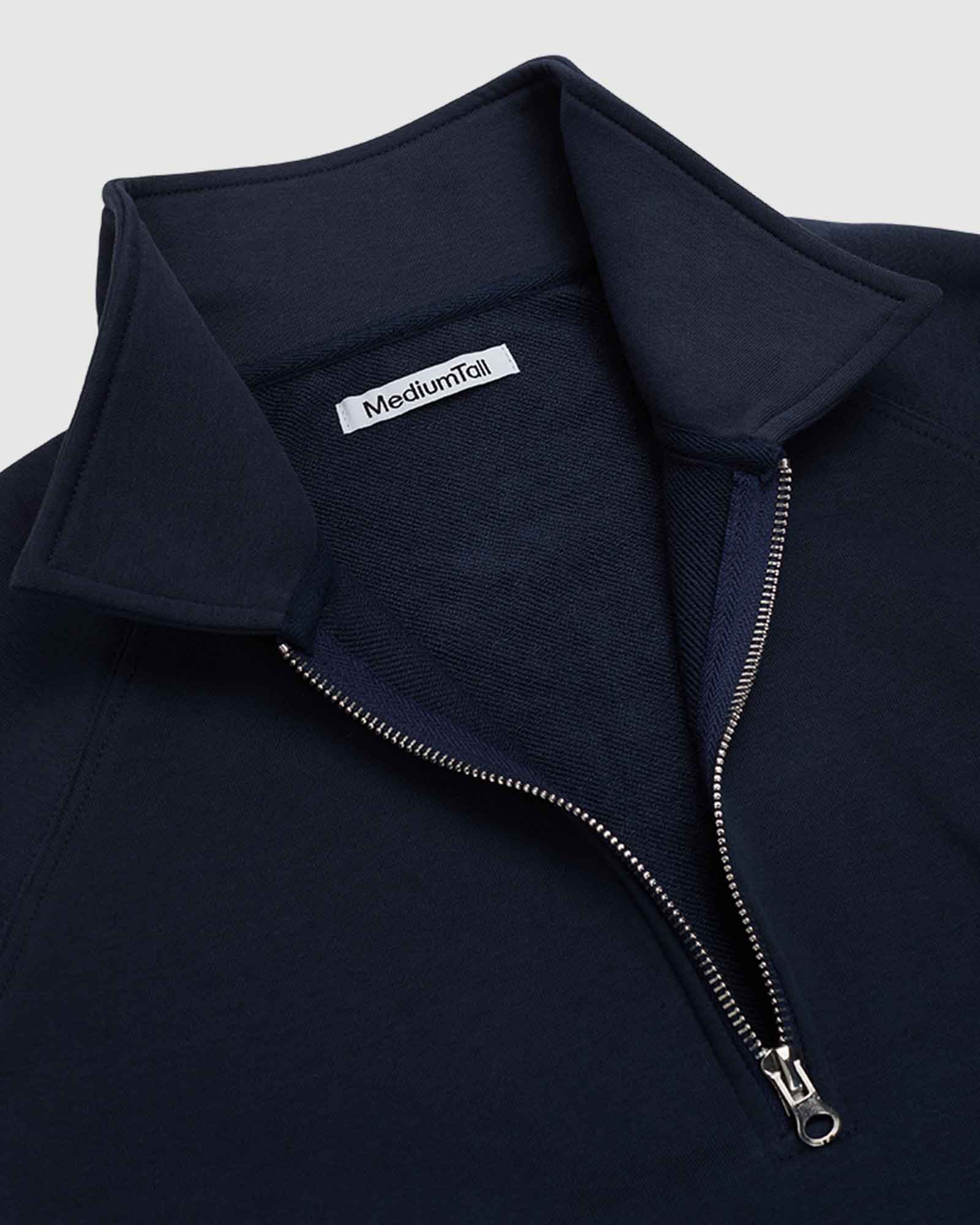 Rugby Half Zip Navy 